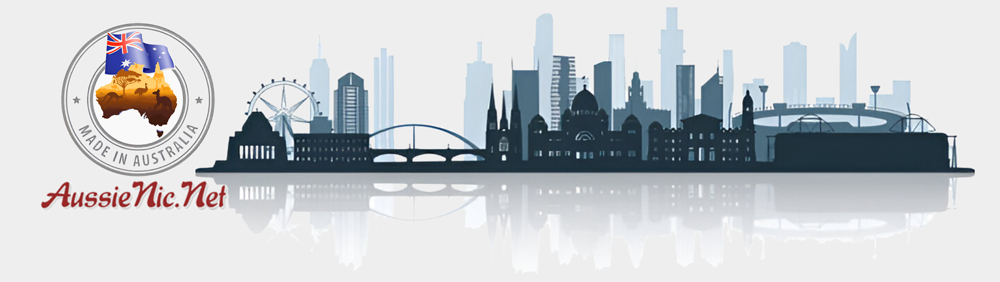 Made in Australia - SOLID BLUE Marketing Logo